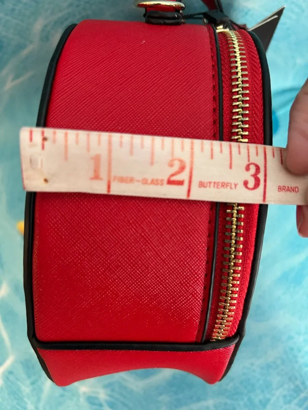 Betty Boop Red Heart Shape Small Crossbody Purse - Rhinestones New